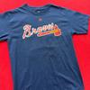 Величественная футболка Atlanta Braves Брайана МакКанна 16 темно-синяя MLB для молодежи размера L