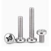 304 Stainless Steel M4 Round Head Cross Recess Screws