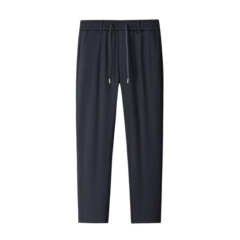 ROMON Men's High-Elastic Straight Casual Pants