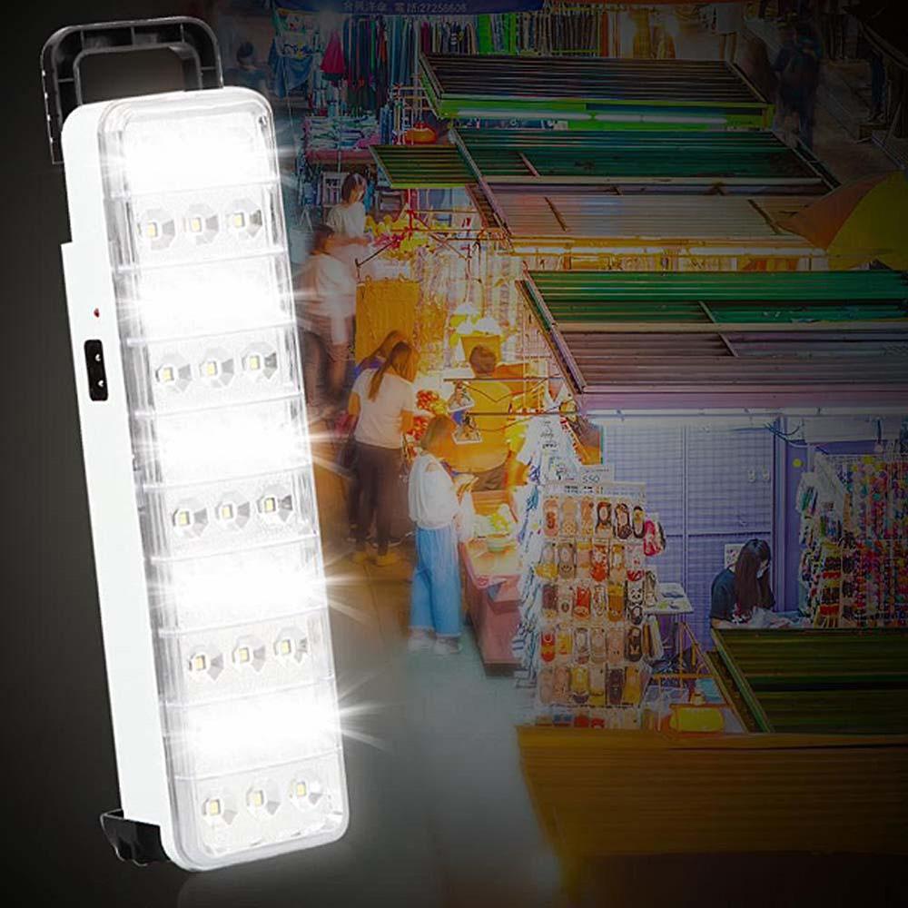 LED Waterproof Emergency Light Flashlight Mini 30 LED 2 Mode Rechargeable Emergency Light Lamp For Home Camping Outdoor