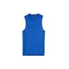 Large Logo Breathable Sleeveless Fitness Top Men Tops Royal-Blue DD1989-480