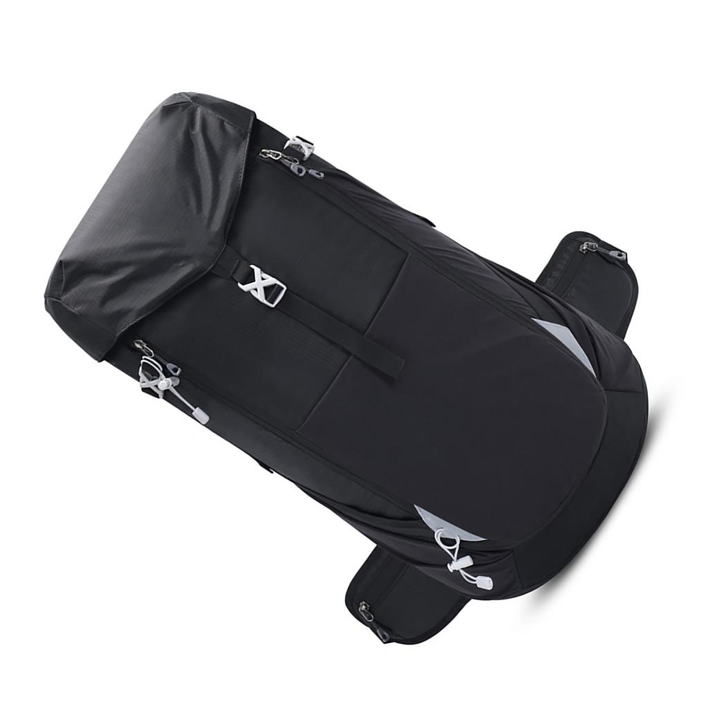 50L Camping Bag Oxford Cloth High Capacity Mountaineering Backpack for Outdoor Hiking Black