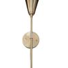 1 Light Modern Brass Wall Sconce - Sputnik Vanity Light Fixture For Kitchen Light and Bathroom