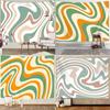Simple Wavy Striped Background Cloth Office Living Room Tapestry Home Wall Decoration Tapestry