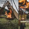 Портативный камин из нержавеющей стали, складной сетчатый камин с сумкой для переноски, термостойкий на открытом воздухе