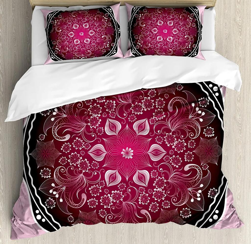 Sugar Skull Duvet Cover Set,Sugar Killer Calaveras Framework Day Of The Dead Vintage Gothic Design Print,Skull Bedding Set