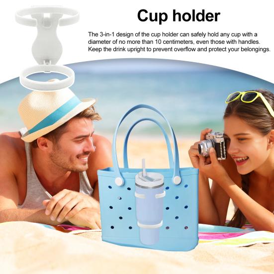 Универсальный держатель для стаканов для сумок Bogg 3-в-1 Держатель для напитков для стаканов 30 унций/40 унций с ручками Брызгозащищенные автомобильные подстаканники
