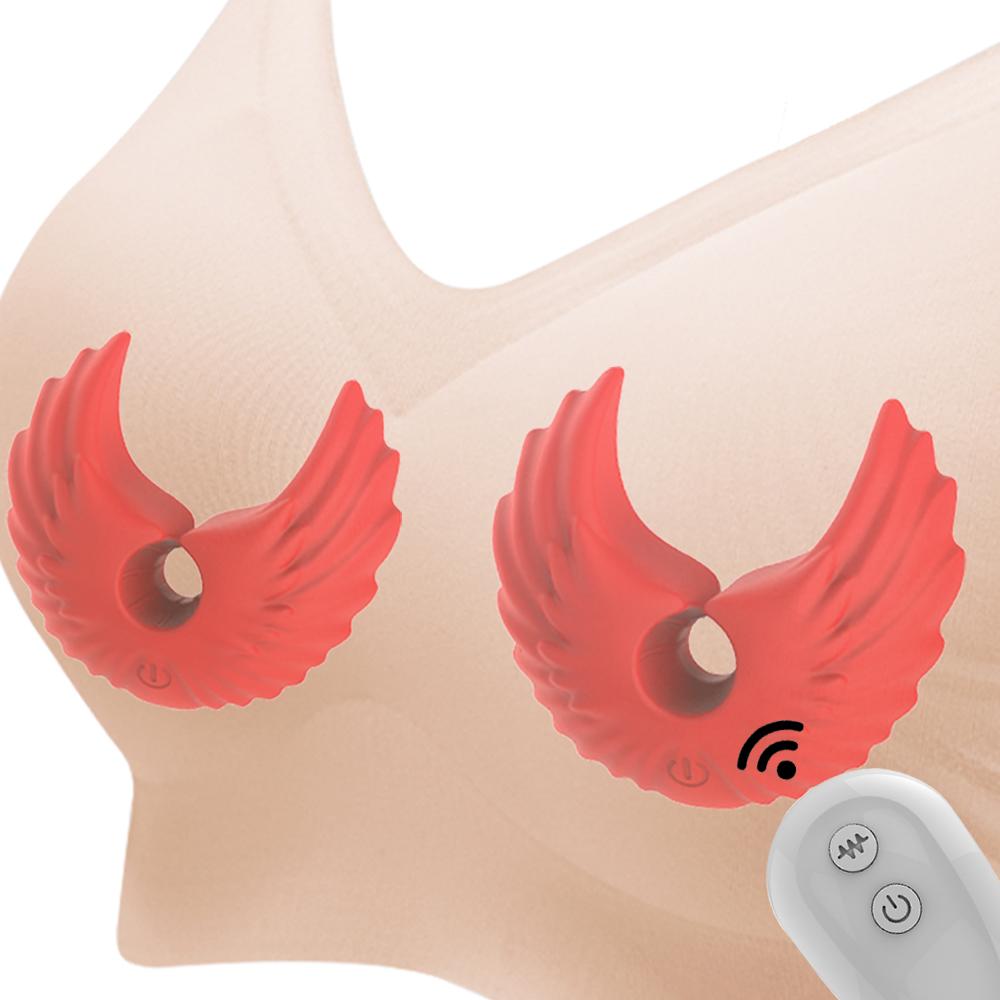 Игрушки для сосков Зажимы Пульт дистанционного управления Вибратор для груди BDSM Стимулятор сосков Взрослая секс-игрушка и игры для женщин Пар Сексуальное удовольствие