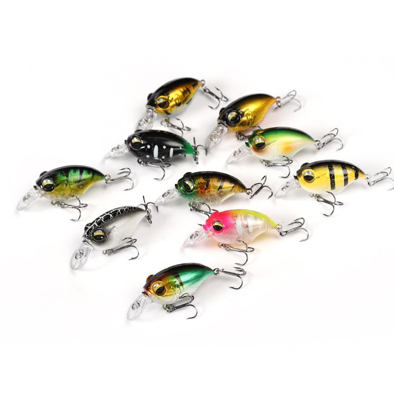 Новые воблеры-крэнкбейты Приманка 38 мм/8 г 48 мм/11 г Крючки высокого качества 10 разных цветов Искусственная приманка Жесткие крэнки для рыбалки