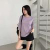 New ArrivalS Open Run Women S polyeSTer Spandex baSic Color Rib looSe FiT 3 4 T 