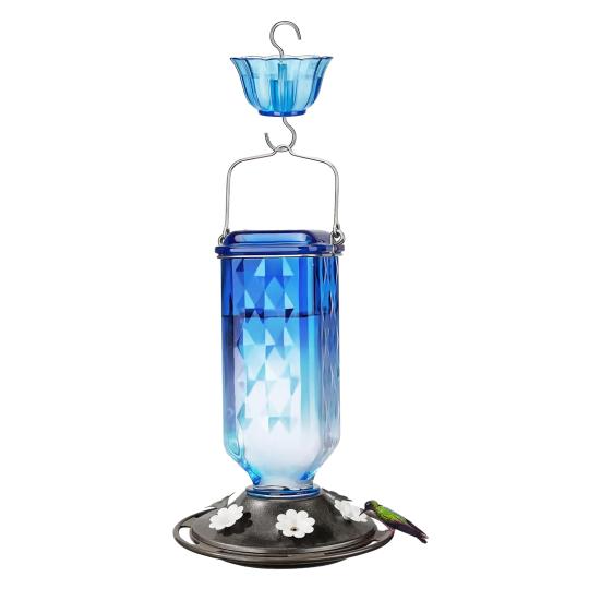 Кормушка для колибри Подвесная кормушка для птиц с муравьиным рвом Уличная кормушка для колибри с 6 кормовыми отверстиями для декора сада и заднего двора