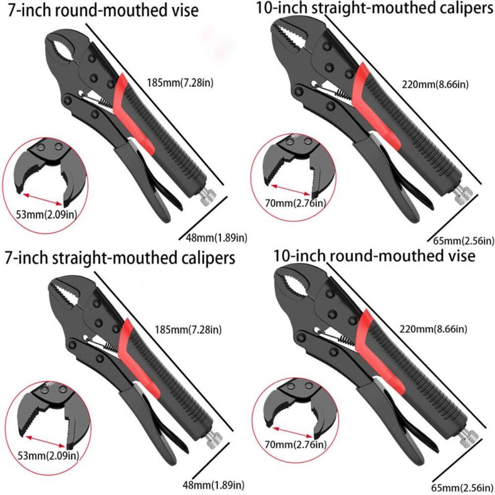 Straight Jaws Multifunctional Pliers Round Mouth Industrial Grade Pliers  Professional Electrician