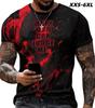 XXS-6XL Plus Size Casual Men's T-Shirt Short Sleeved Tops Tees for Men Loose Streetwear Summer Men's Clothing Pullover