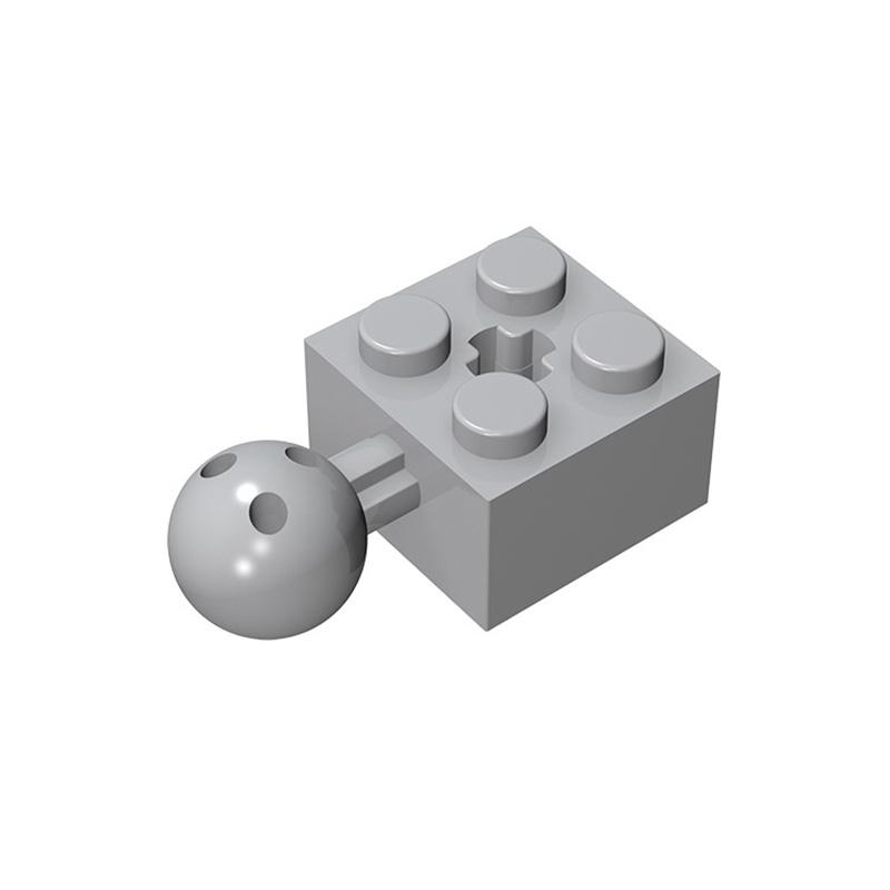 MOC 10 ШТ 57909 Модифицированный 2x2 С Шаровым шарниром Строительные Блоки Комплект Отверстие для Оси Кирпичики Образовательный Частичный Пазл Игрушка Подарки для Детей