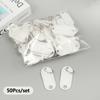 50Pcs Colorful Keychain Key Tag Label ID Name Room Address TEL Number Marker Key Tag Baggage Tag With Split Ring