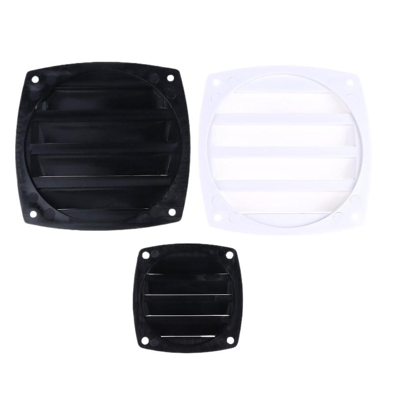 1Pc RV Boat Louvered Air Ventilation Outlet Square Grill, Duct Cover Vent for Marine
