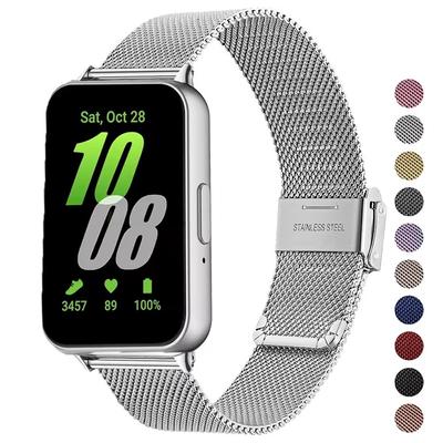Ремешок из нержавеющей стали для смарт-часов Galaxy Fit 3, металлический браслет-петля, ремешок для часов для Galaxy Fit3, сменный ремешок