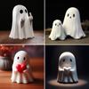 Halloween Is The Middle Finger Heart Ghost Decoration