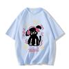 Summer new cartoon cute dog design short-sleeved T-shirt women's age reduction versatile casual loose short-sleeved top