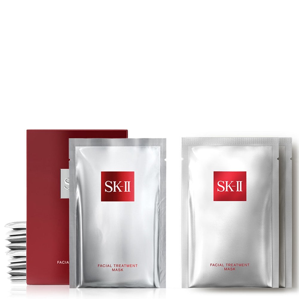 Sk-II Facial Treatment Mask 10 Pieces or Whitening Source Bonus Revival Mask 10 Pieces Set (Choose 1)