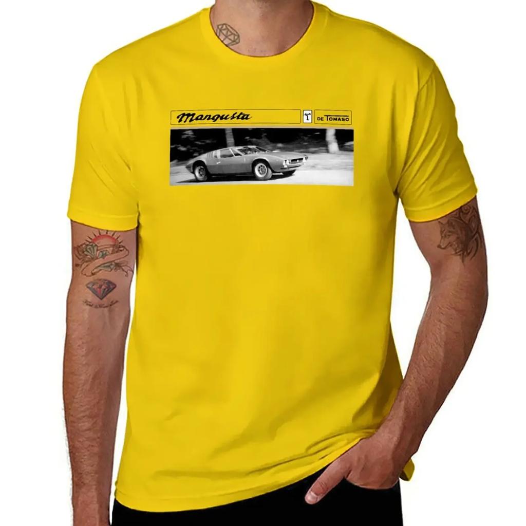 DE TOMASO MANGUSTA T-Shirt quick-drying tops summer clothes designer t shirt men