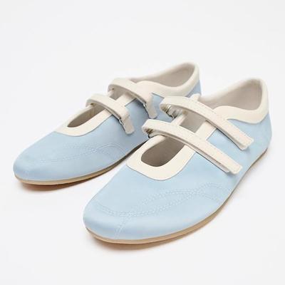 Модные элегантные балетки с круглым носком и двойным ремешком, женские модные кроссовки для улицы на мягкой подошве, удобные, легкие, неглубокие туфли Мэри Джейн