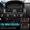 Carbon Fiber for BMW 6 Series E63 E64 2004-2010 Accessories Car Central Air Outlet Vent Panel Cover Center Sticker Interior Trim