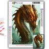 Diamond Painting Chinese Dragon Embroidery Cross Stitch Rhinestone Home Decor