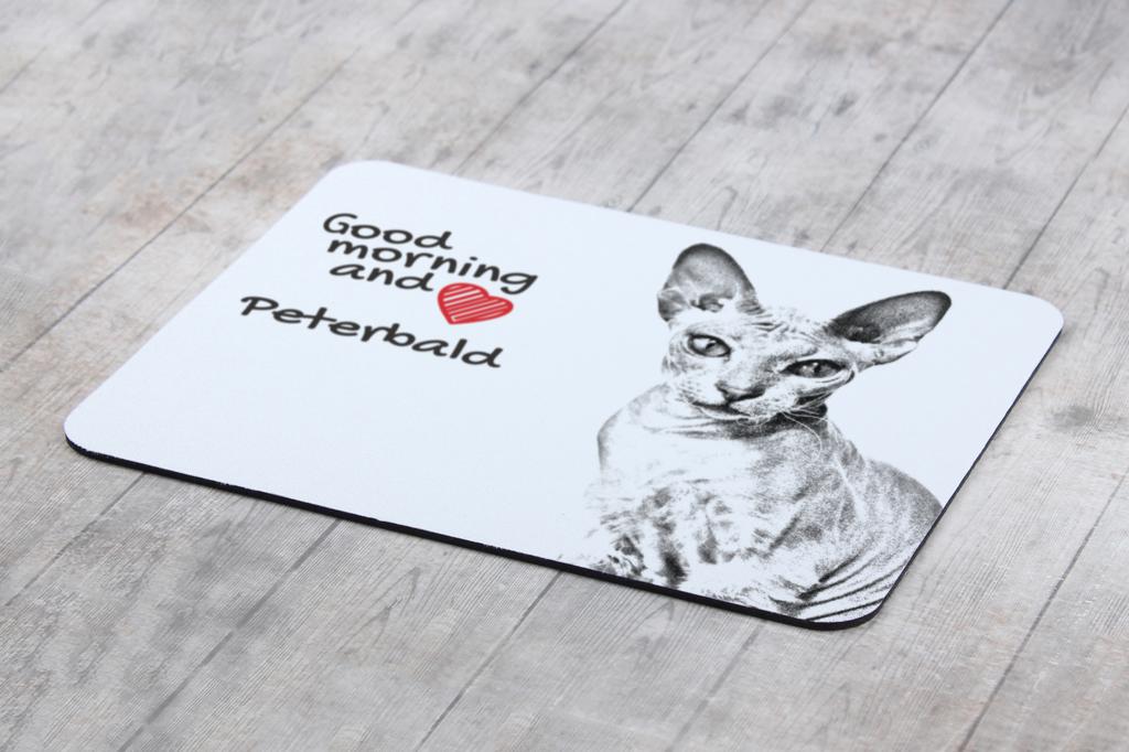 Peterbald – Mouse pad with print, personalized cat pad | Art-Dog