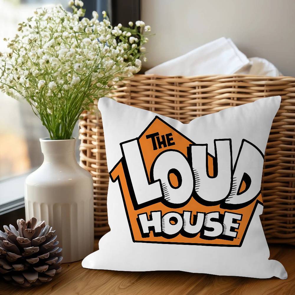 Anime The L-loud House Pillow Gifts Home Office Furnishings Bedroom Sofa Car Cushion Cover Case 45x45cm