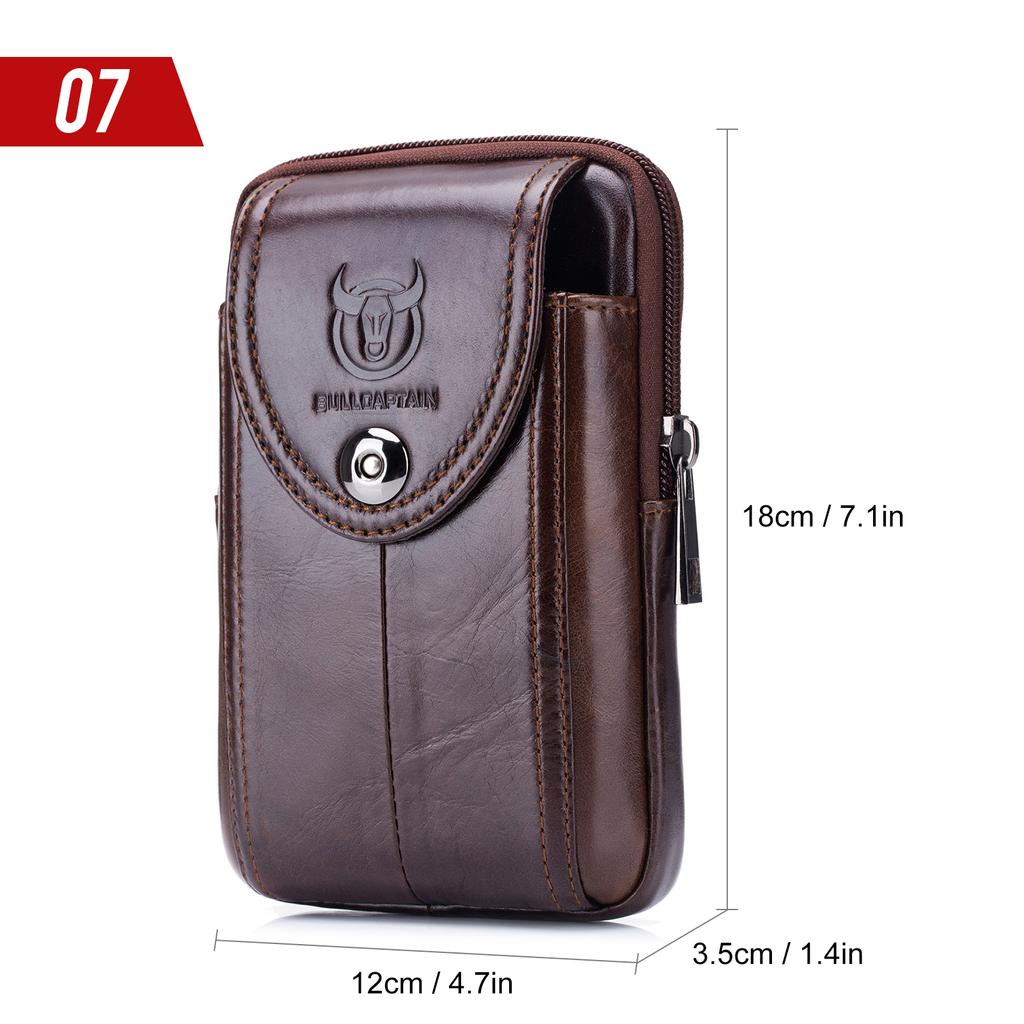 Мужская кожаная поясная сумка, поясная сумка, поясная сумка, чехол для телефона с петлей для ремня