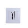 Depoguye Universal USB Wall Socket with Light Switch, 2.1A Dual USB Phone Charging Port, Switch Control Socket  AC110V -250V