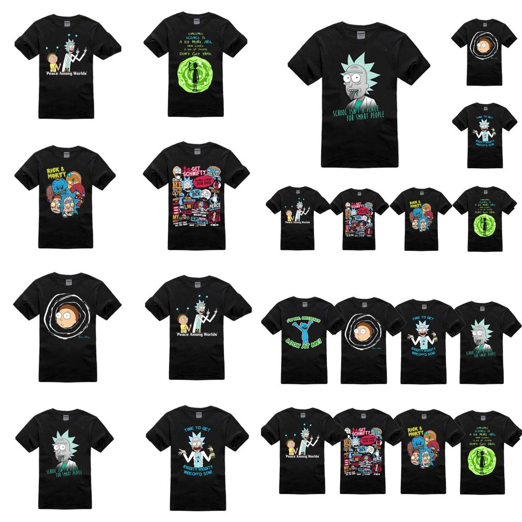 Мужская футболка Rick And Morty с коротким рукавом, полиэстер, дышащая, летний повседневный стиль, для подростков
