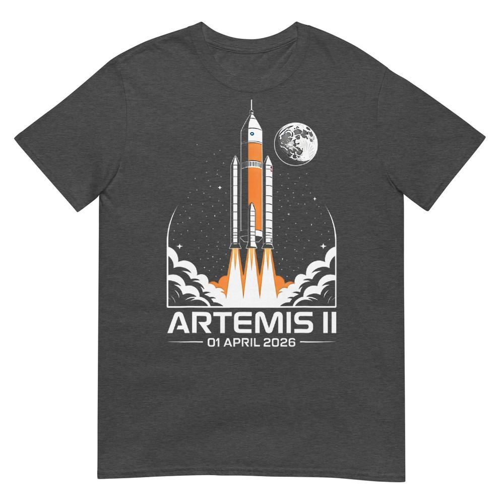 Artemis Ii Launch To The Moon Space Mission April 2026 TShirt