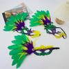 Plastic Half Face Mask For Party And Carnival With Diy Design For Adults And Teens