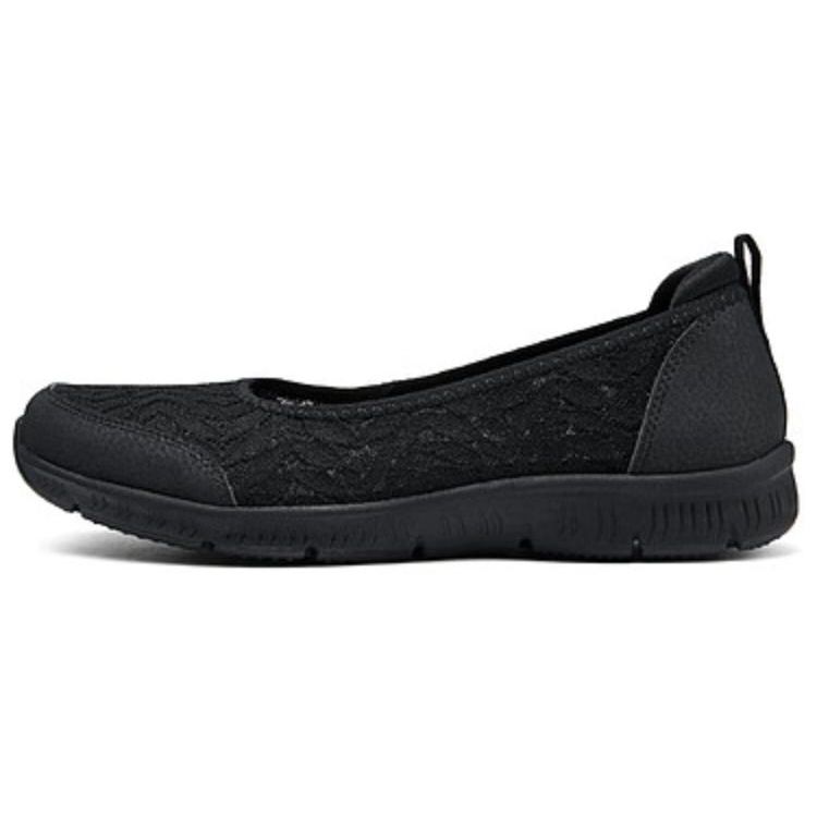 Skechers Be-Cool Ткань Искусственная Кожа Универсальные Модные Амортизирующие Прочные Дышащие Поддерживающие Легкие Низкие Повседневные Кроссовки 100686-BBK