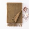 DayApril Women's 100% Wool Tassel Scarf