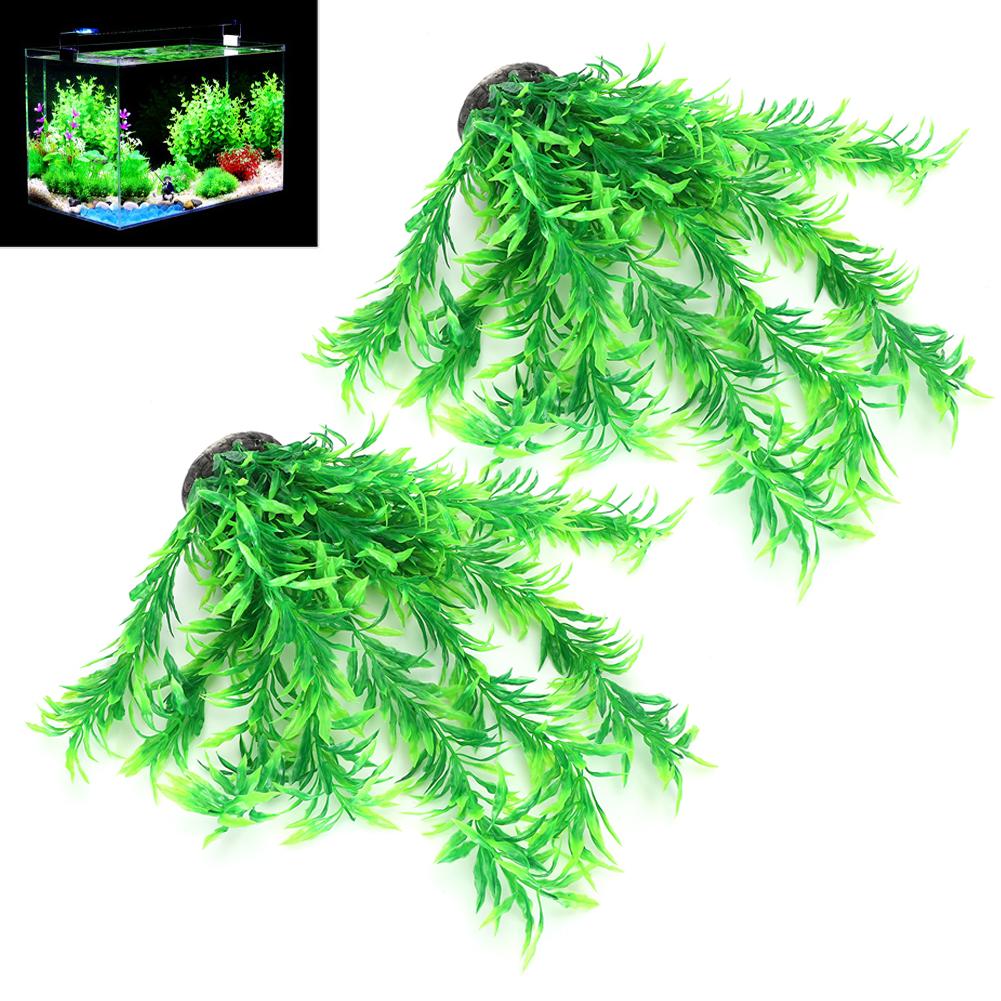 Aquarium Decoration Artificial Water Plants for Fish Tank Landscape Green Ball Grass
