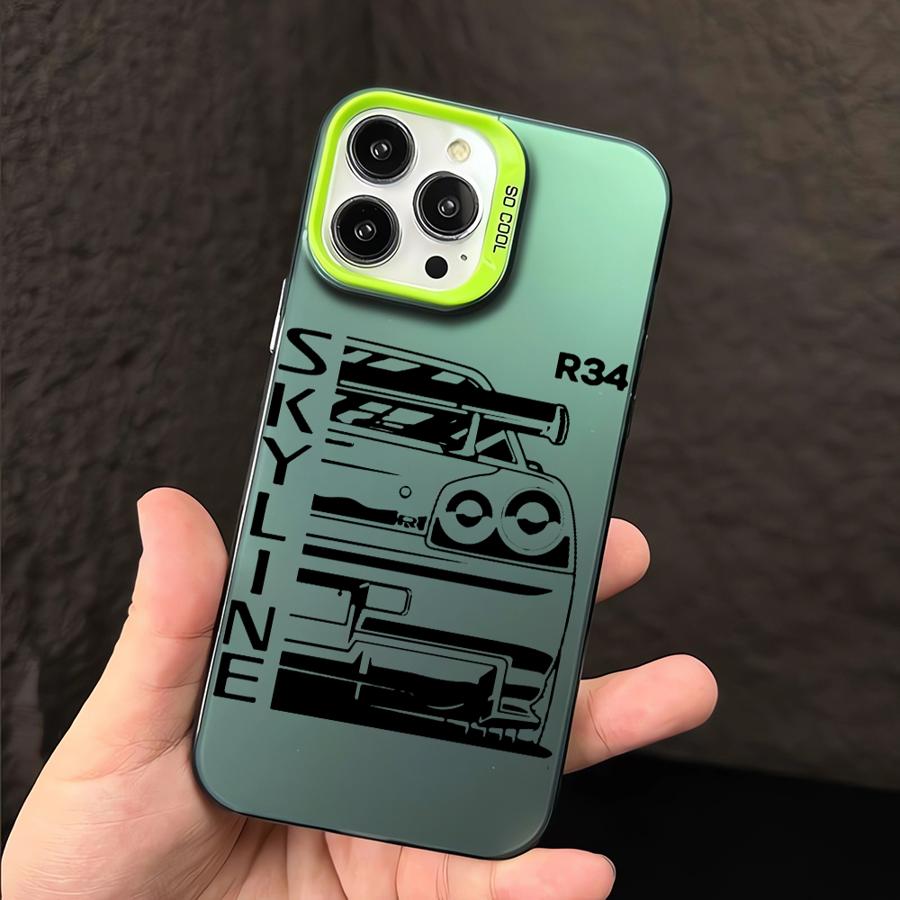 Крутой чехол для телефона JDM Dream Car для iPhone 16 Pro 15 Pro Max 14 13 12 11 XS 14 Pro Max 16 Plus 14Pro 12Pro Мягкий чехол