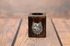 Cairn Terrier - wooden candle holder with a dog, a unique souvenir after losing a dog, a handicraft from the Art-Dog brand