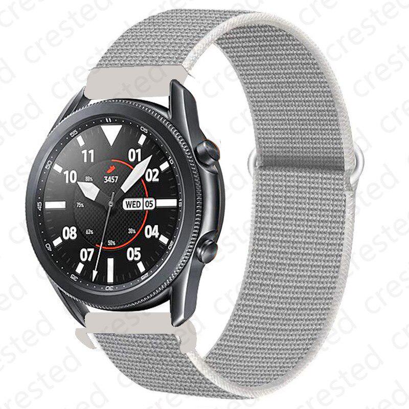 Ремешок 20/22 мм для Galaxy Watch 3/46/42 мм / активный 2 ремешка Samsung Gear S3 Frontier Sport нейлоновый браслет Huawei watch GT 2 41 45 мм