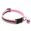 Reflective Safety Cat Pet Dog Kitten Collar Quick Release Bell Hi Vis Adjustable