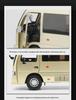 Игрушечная модель автобуса из сплава в масштабе 1/32 со звуком и светом - инерционный механизм, украшение для торта 