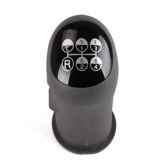 Yousheng Gear Shift Knob for Volvo Heavy Trucks, Non-Slip Rubber Grip, 8-Speed C/R Gear Mark, Manual Transmission Shifter Handle, Replacement Black