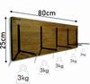 Oak Clothes Hanger 25x80cm oak
