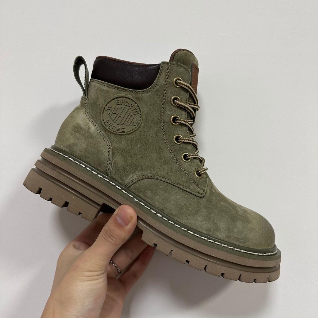 Ботинки женские из натуральной кожи на толстой подошве Мотоциклетная рабочая одежда для отдыха на природе Женские ботильоны Обувь для женщин Zapatos