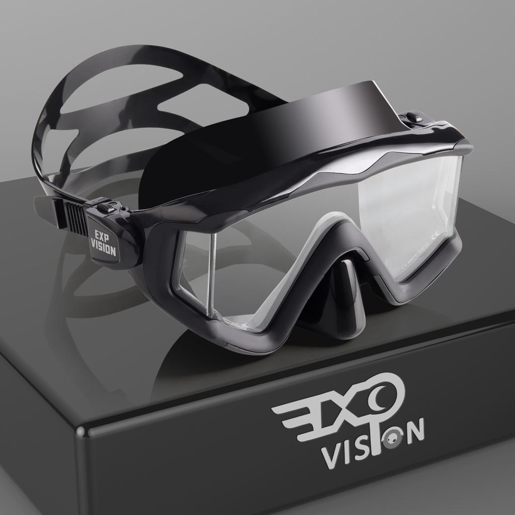 Маска для подводного плавания с аквалангом для взрослых Pano 3 Панорамная маска для подводного плавания с закаленным стеклом, очки для плавания премиум-класса с защитой носа для подводного плавания