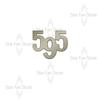 Metal Competizione Turismo 595 Badge 3D Stickers Car Trunk Body Emblem Decal Styling For Fiat Punto Abarth 500 Panda Bravo Stilo