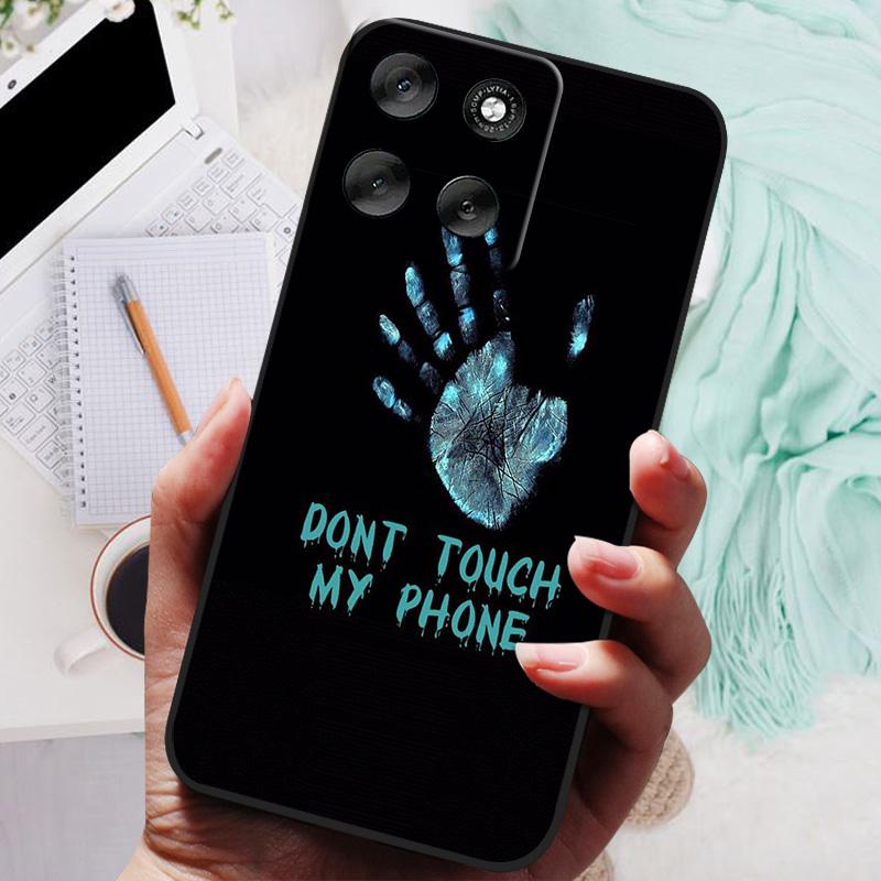 Для Motorola Moto G86 Чехол-бампер Лев Волк Силиконовый Мягкая Задняя Крышка Для Moto G56 G86Power Чехол Для Телефона Moto G56 Защитный Корпус
