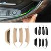 Car Interior Carbon Texture /Black /Beige Door Handle Panel Pull Cover For BMW X3 X4 F25 F26 2010 2011 2012 2013 2014